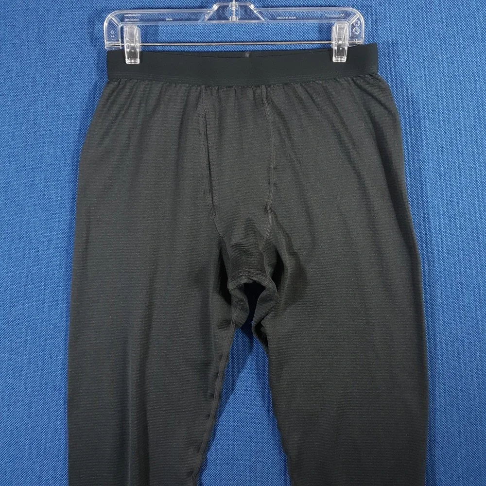 Lands' End Base Layer Leggings Pants Elastic Waist Knit Outdoor Mens L Tall
